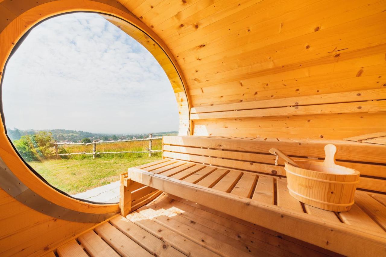 Domki Gorce Klikuszowa Sauna Jacuzzi المظهر الخارجي الصورة